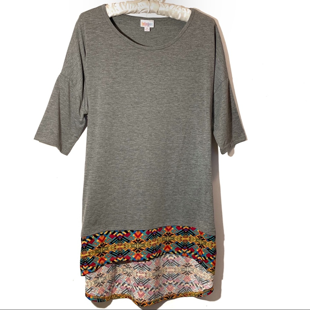 LuLaRoe HiLo Ruffle Hem Tunic